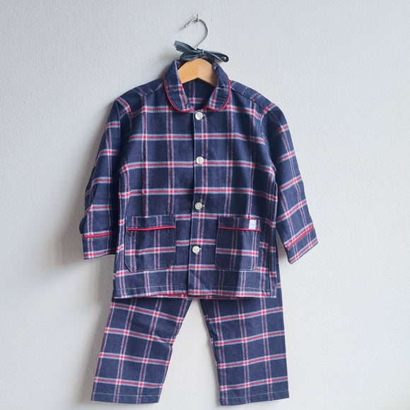 Pijama Mujer - Paqui escoces marino