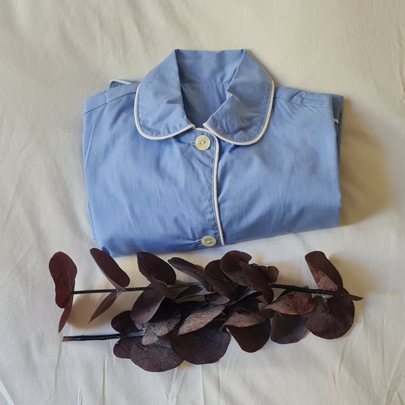 Pijama Mujer- Paqui fil a fil azul