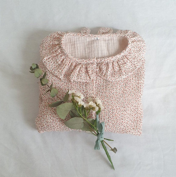 Pijama Niña- Mery florecita organica