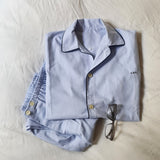 Pijama Hombre- Patricio  oxford azul vivo color