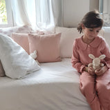 Pijama Niña- Sofía algodón orgánico liso