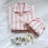 Pijama Niña- Bea raya ancha rosa